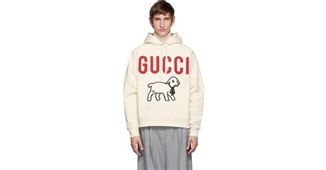 gucci hoodie lamb|Gucci sweatpants for men.